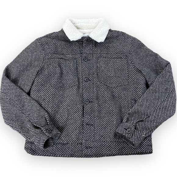 Rhythm. Jackets & Blazers - Rhythm Sherpa Lined Knit Trucker Jacket